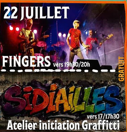 Marché Estival - Sidiailles - animé par les Fingers