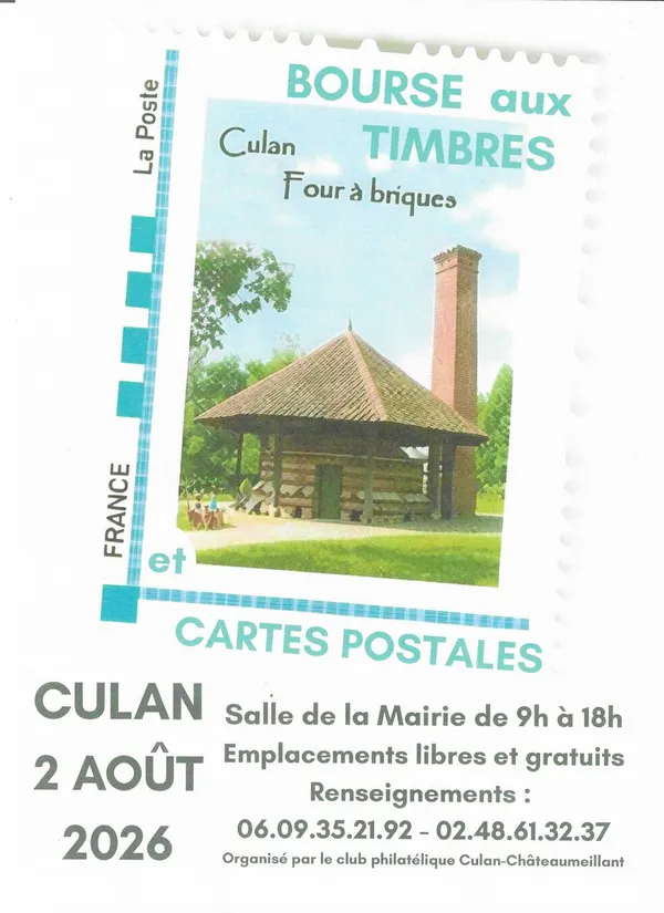 Brocante, bourse aux timbres et cartes postales