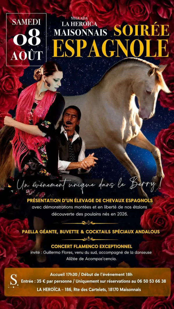 Soirée espagnole à Maisonnais