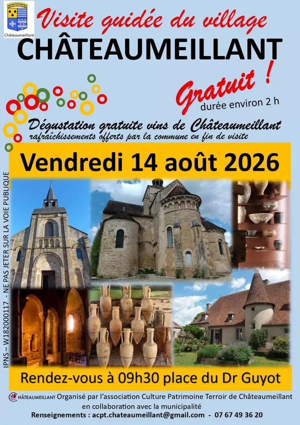 Visite historique de Châteaumeillant août
