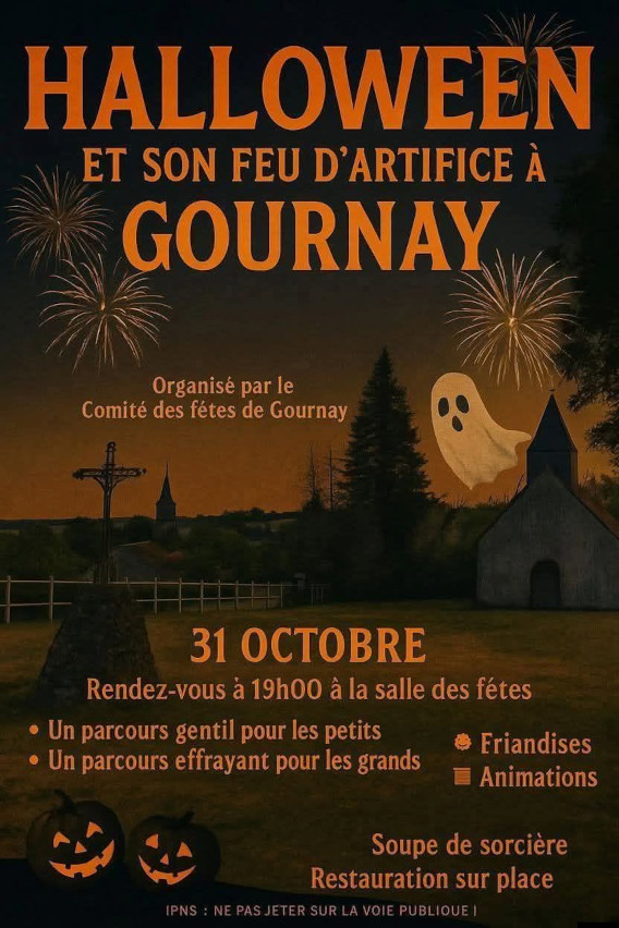 Halloween et son feu d'artifice