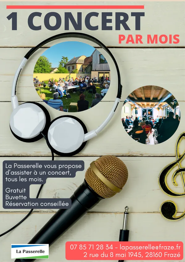 1 CONCERT PAR MOIS