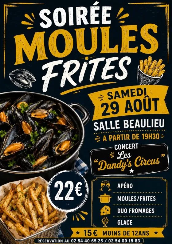 Soirée moules frites