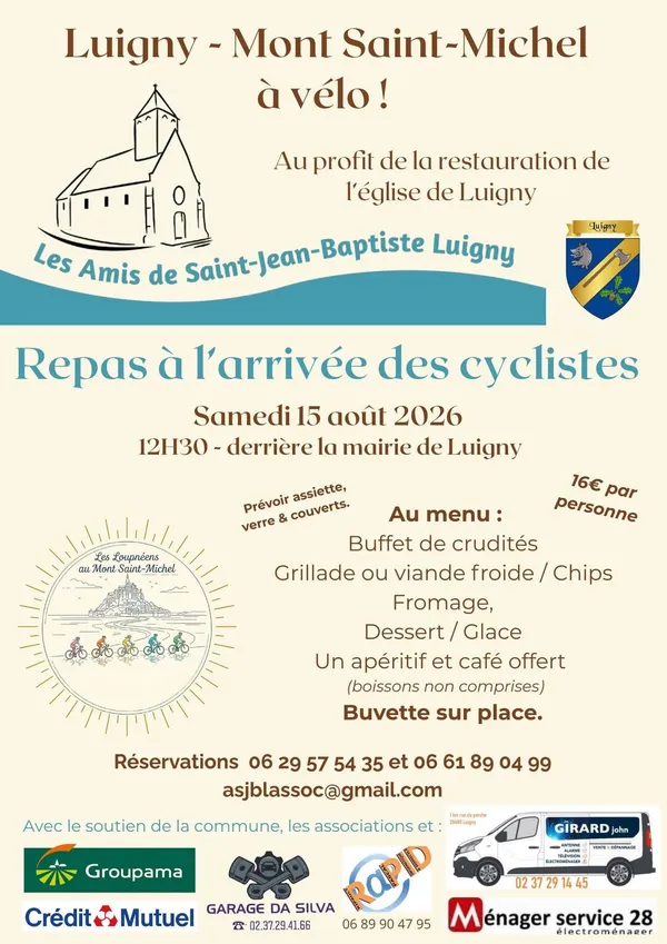Luigny au Mont-Saint-Michel à vélo