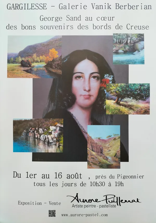 Exposition A. Puifferrat "George Sand au cœur des bons souvenirs des bords de Creuse"