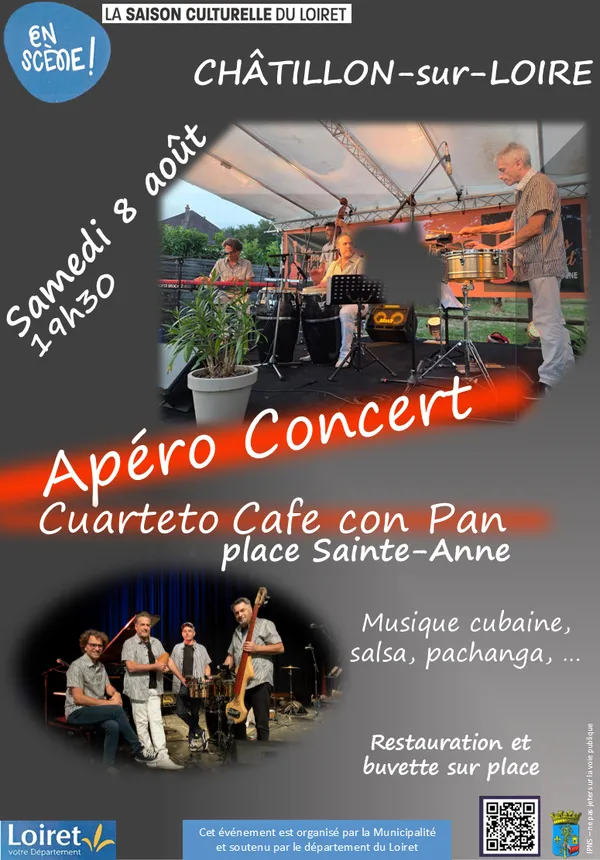 Apéro-concert avec le groupe "Cuarteto Cafe con Pan"