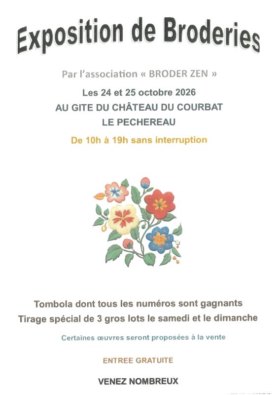 Exposition de Broderies – Broder Zen