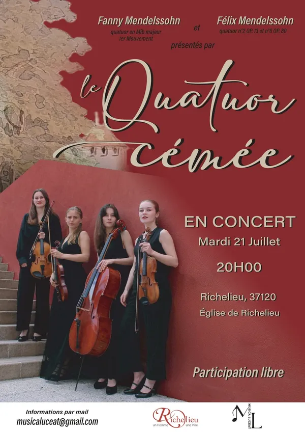 Concert du Quatuor Cémée