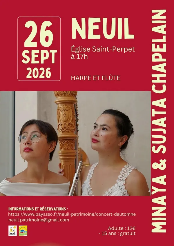 Concert d'automne - Récital harpe et flûte