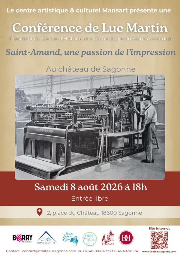 Conférence « Saint-Amand, une passion de l’impression »
