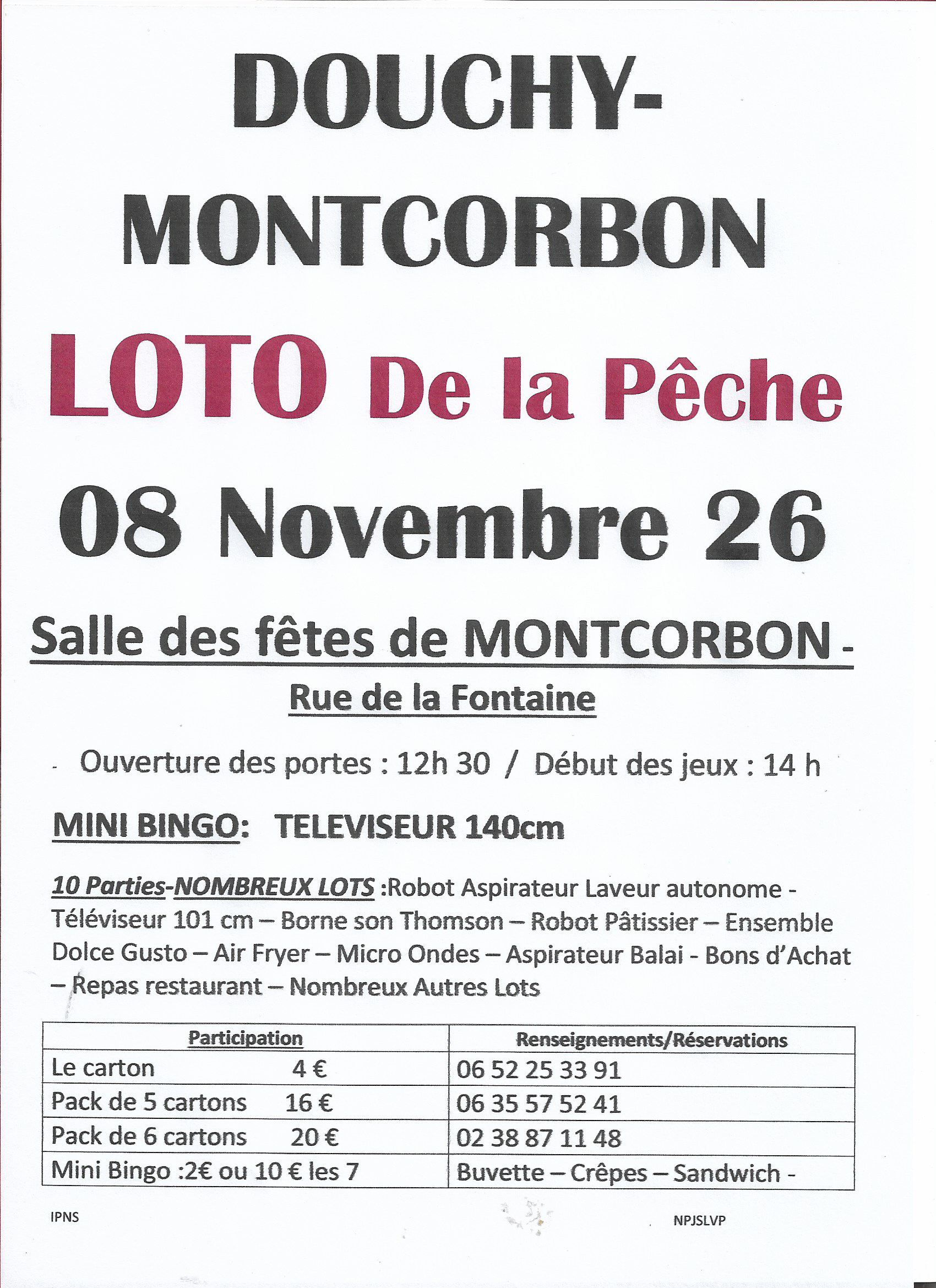 Loto de la pêche