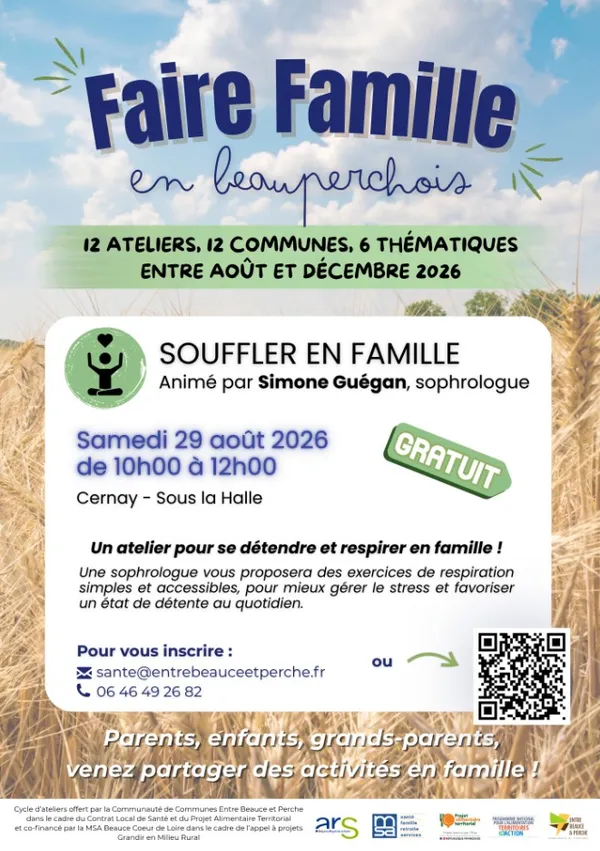 Atelier "Faire Famille en Beauperchois" : Souffler en famille
