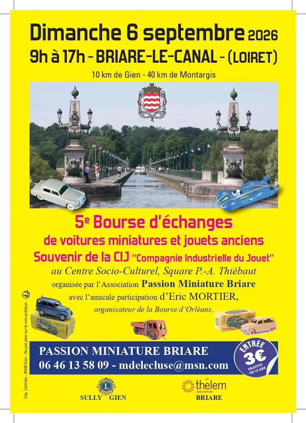 5e Bourse d'échanges de voitures miniatures et jouts anciens