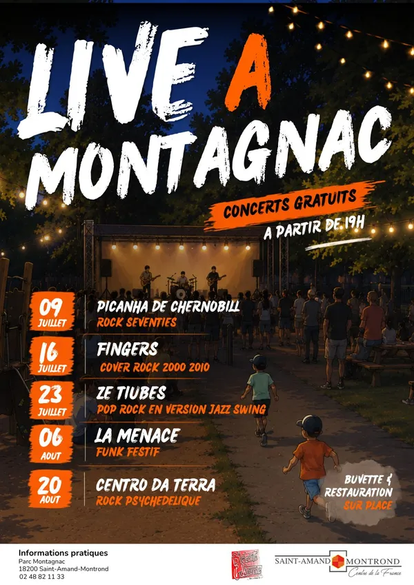 Live à Montagnac Concerts gratuits