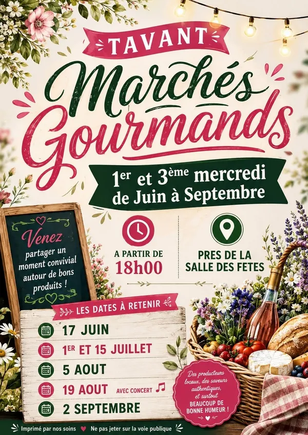Marché gourmand de Tavant