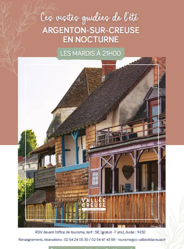 Visite : "Argenton sur Creuse en nocturne"