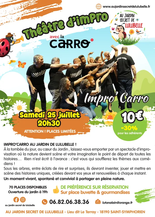 Théâtre d'impro avec la Carro