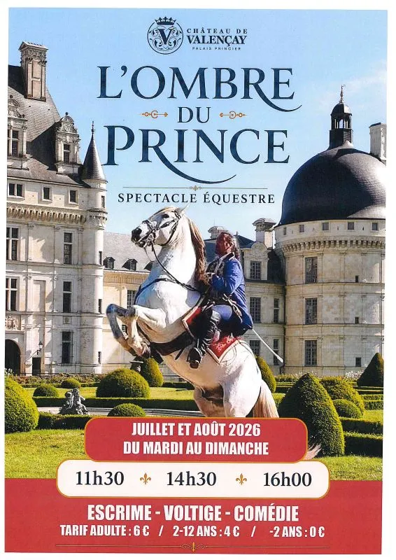 Spectacle équestre : l'ombre du Prince