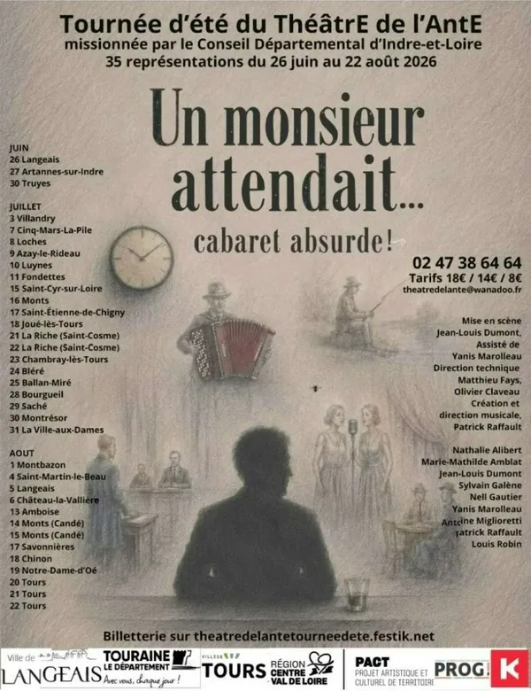 Le Théâtre de l'Ante à Bléré - tournée d'été 2026