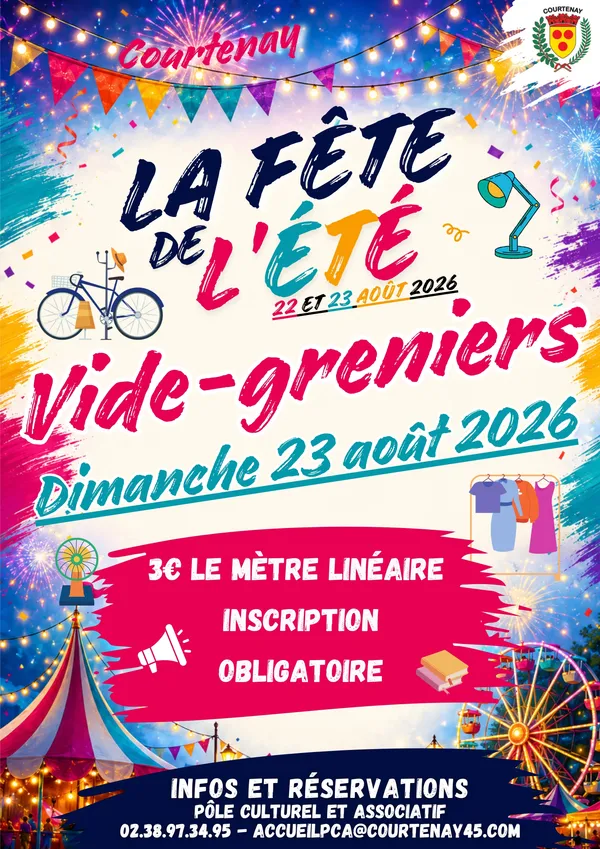 Vide grenier de la Fête de l'été - Courtenay