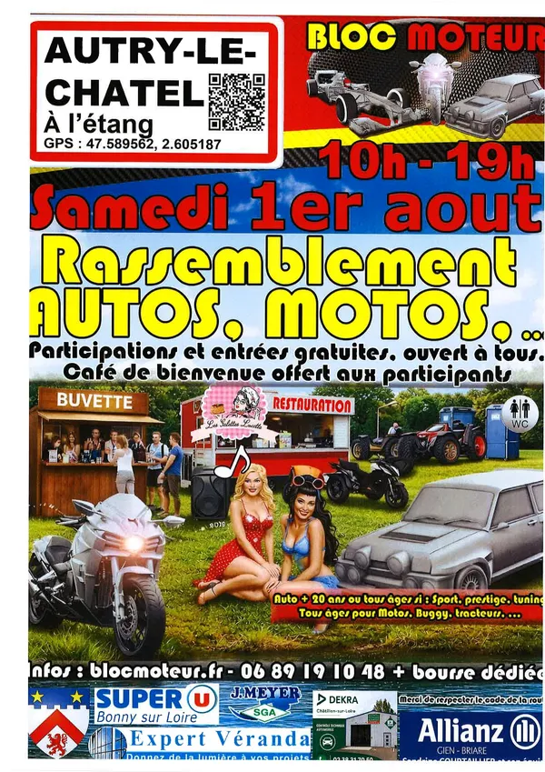 Rassemblement autos/motos