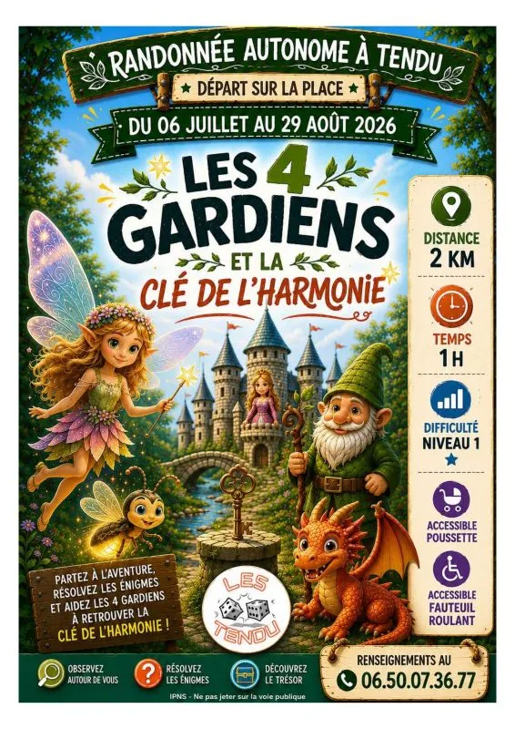 Les 4 gardiens et la clé de l'Harmonie