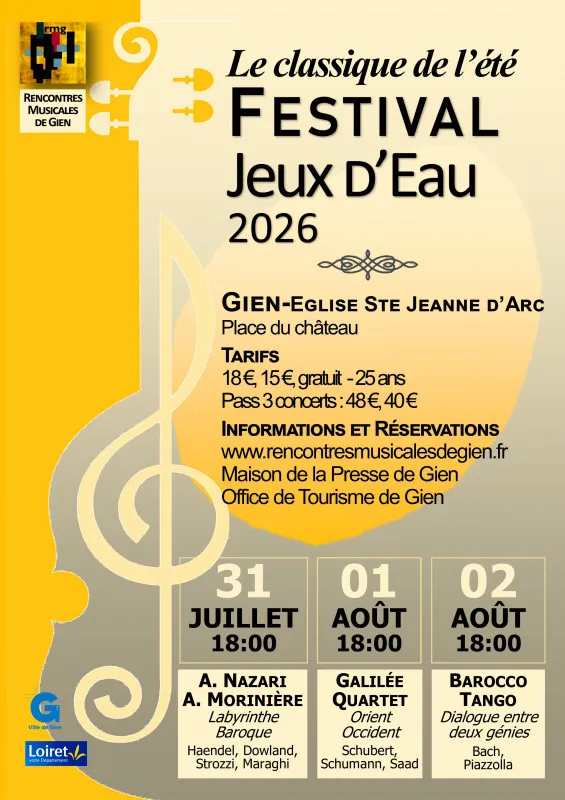 Festival Jeux d'Eau 2026