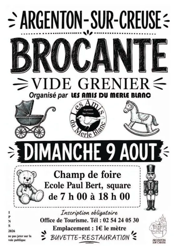 Brocante des Amis du Merle Blanc
