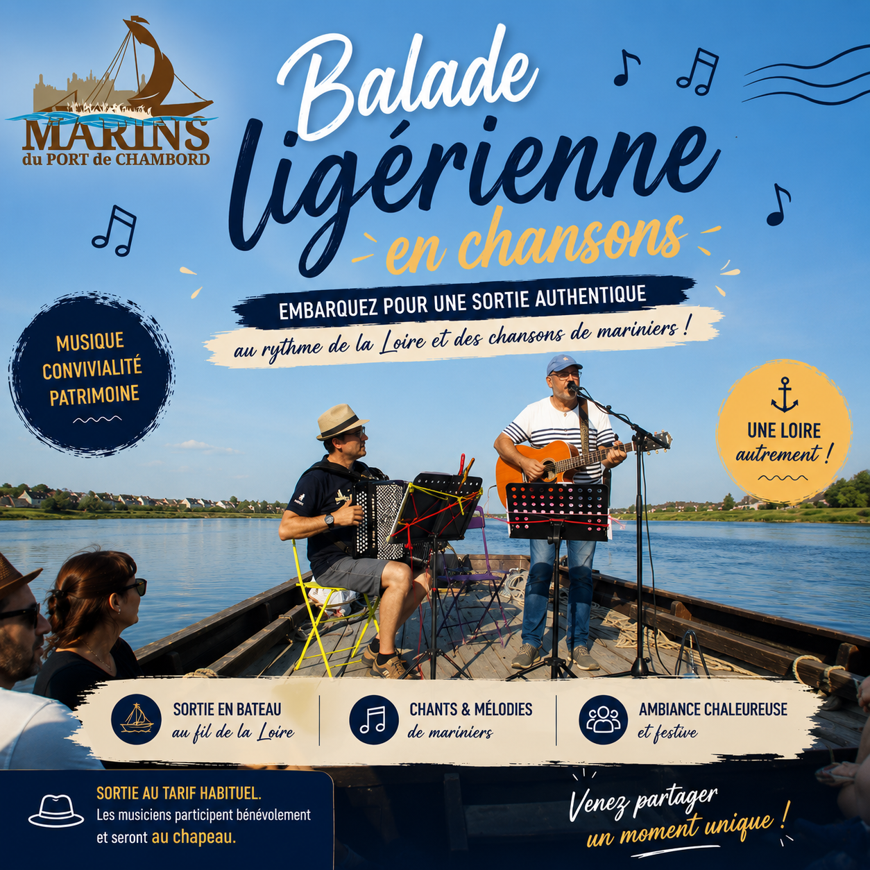 Balade Ligérienne en chansons au fil de la Loire