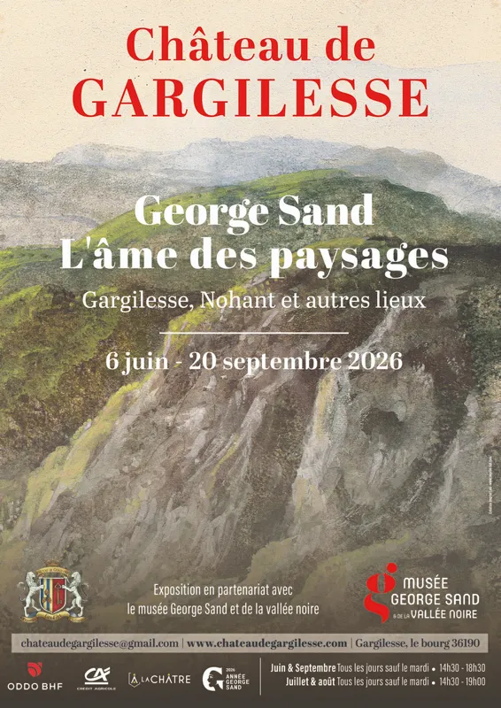 Exposition "George Sand, l'âme des paysage - Gargilesse, Nohant et autres lieux"