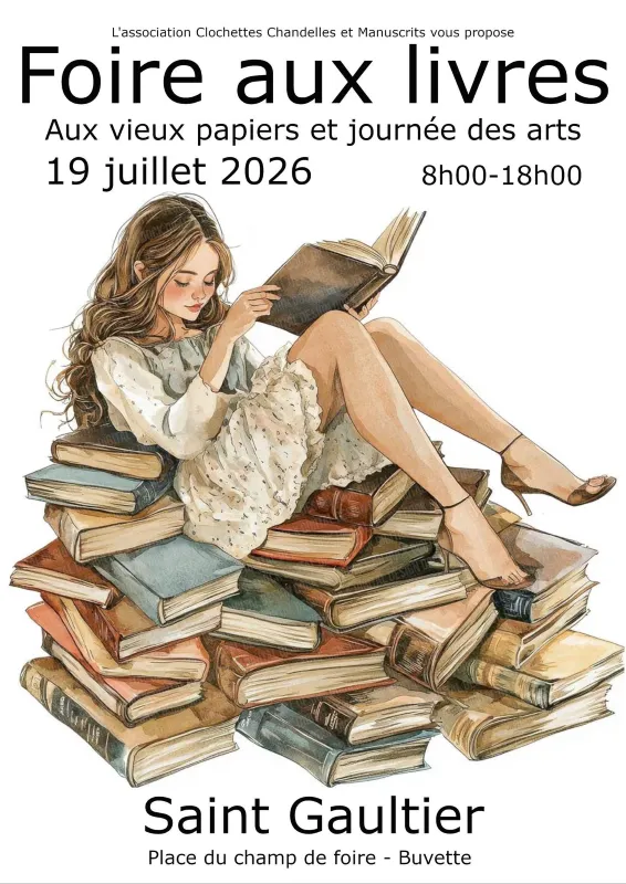 Marché aux livres, cartes postales, timbres et vieux papiers