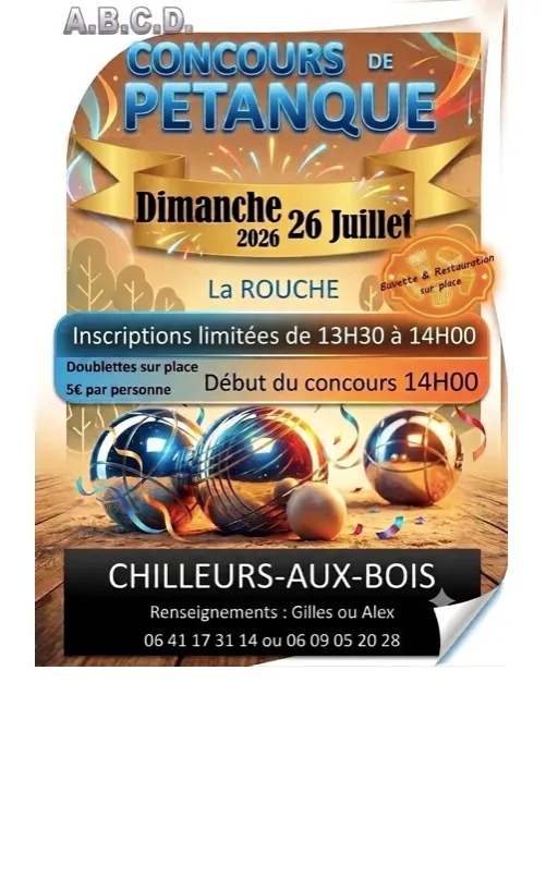 Concours de pétanque