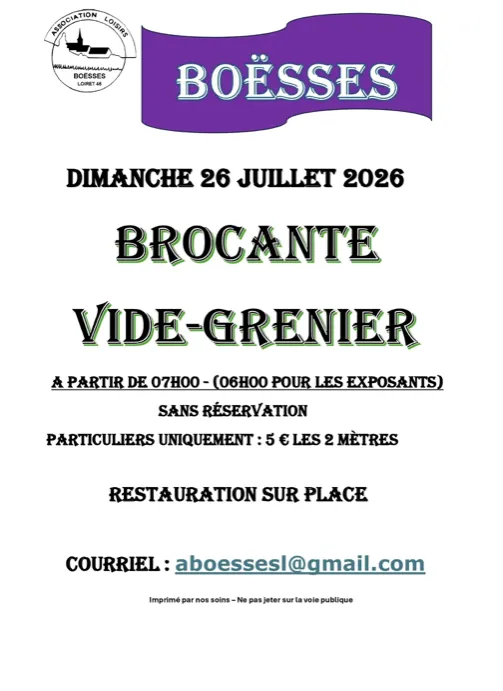 Brocante - Vide grenier