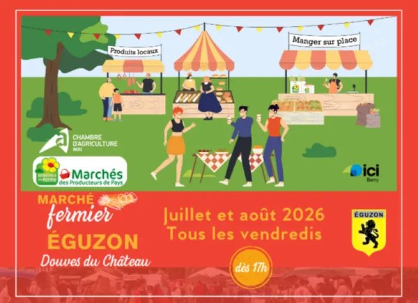 Marché fermier à Eguzon