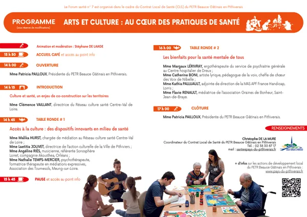 7e Forum santé : "Arts et culture : au coeur des pratiques de santé"