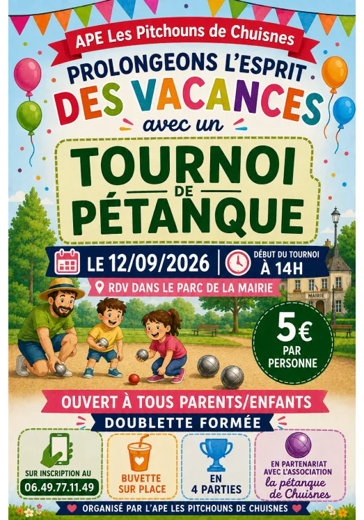 Concours de pétanque