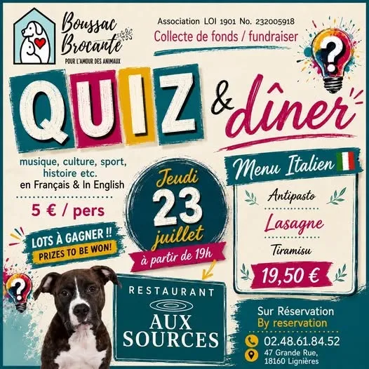 Soirée quizz et dîner