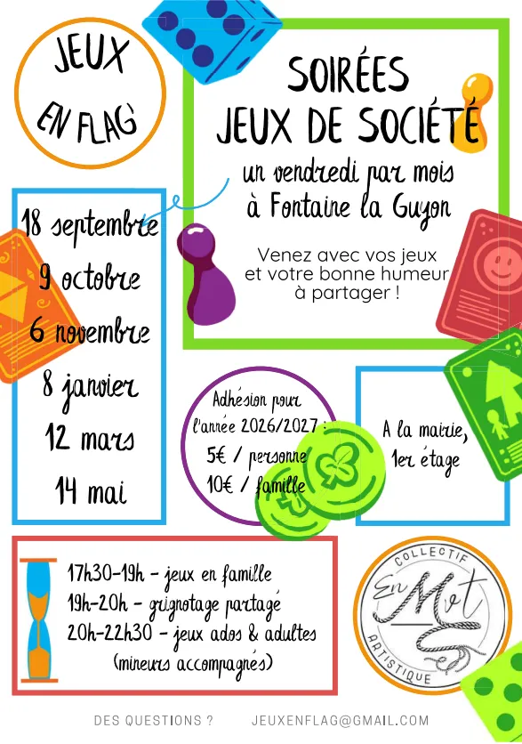 Soirée jeux de société