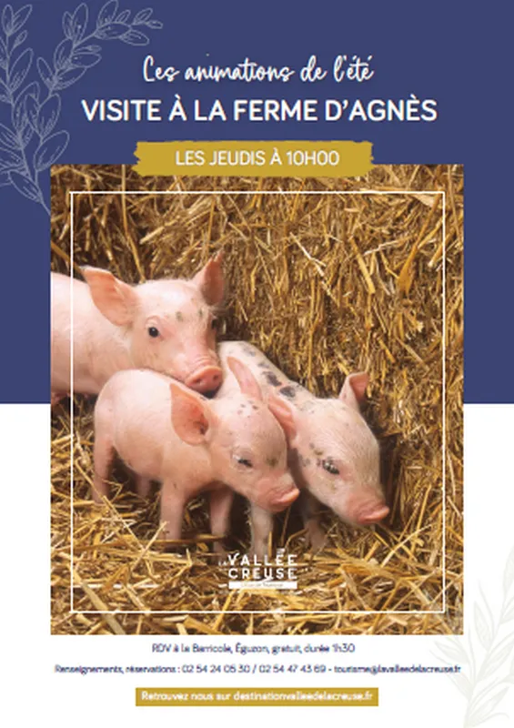 Visite à la ferme d'Agnès