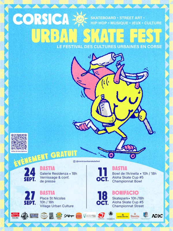 CORSICA URBAN SKATE FEST : FESTIVAL CORSE DE SKATEBOARD