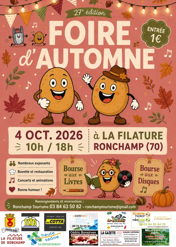 27ème Foire d'Automne à Ronchamp