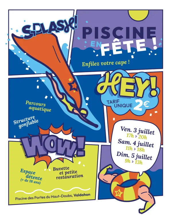 Piscine en fête