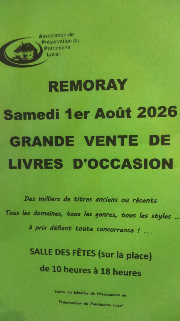 Vente de livres d'occasion