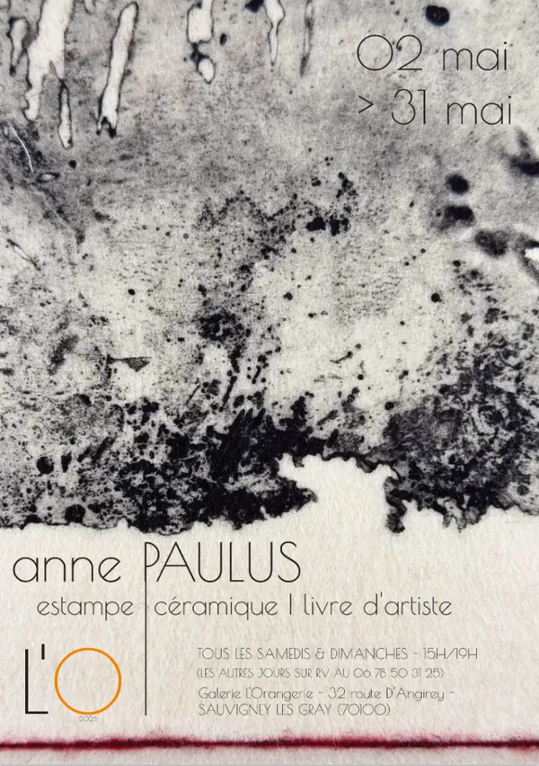 Exposition Anne PAULUS estampe / céramique / livre d'artiste