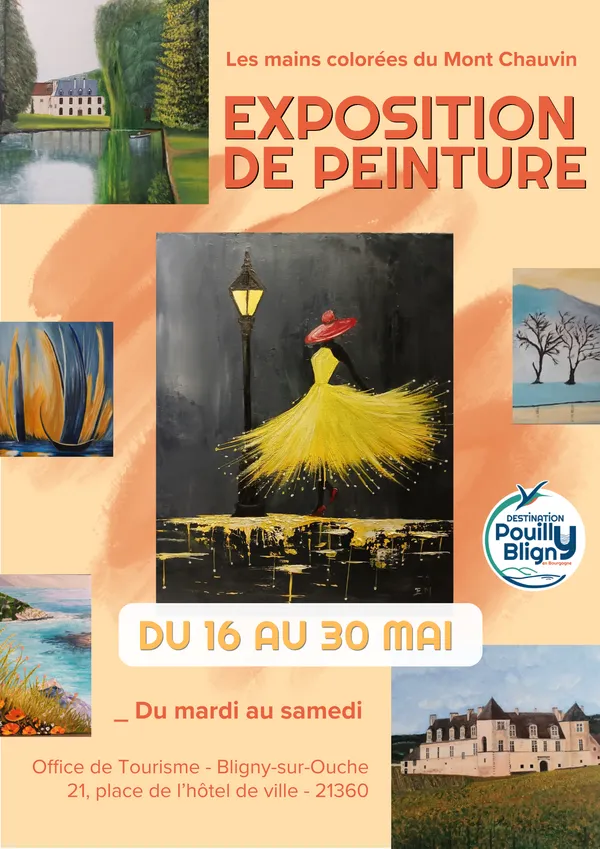 Exposition de peintures à l'huile - Les mains colorés du Mont Chauvin