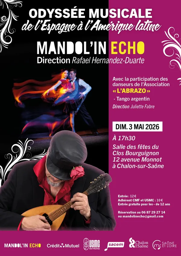 Concert ODYSSEE MUSICALE - de l'Espagne à l'Amérique latine
