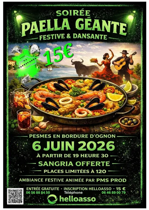 Soirée Paëlla Géante
