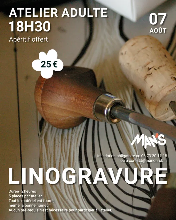 Atelier adulte "linogravure"