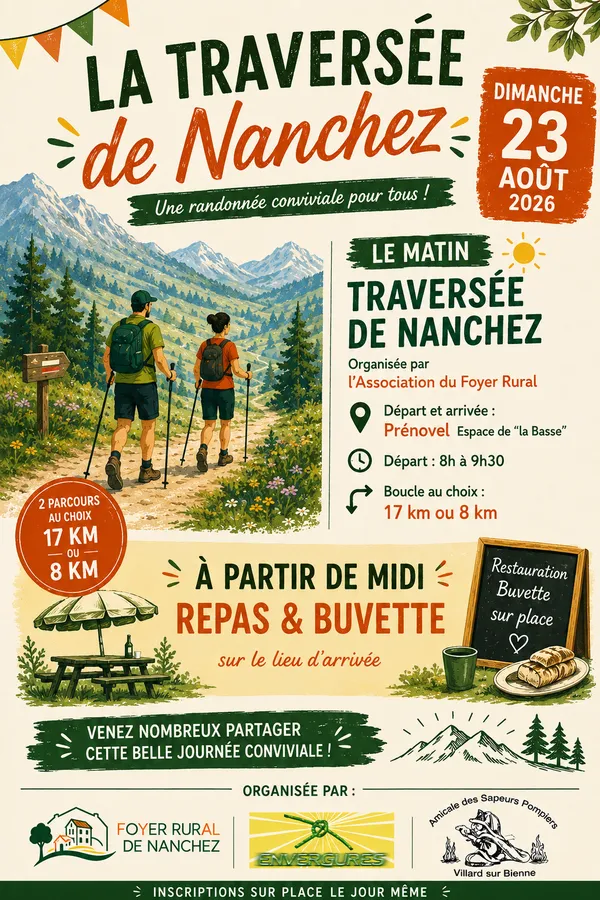 Rando pédestre - Traversée de Nanchez
