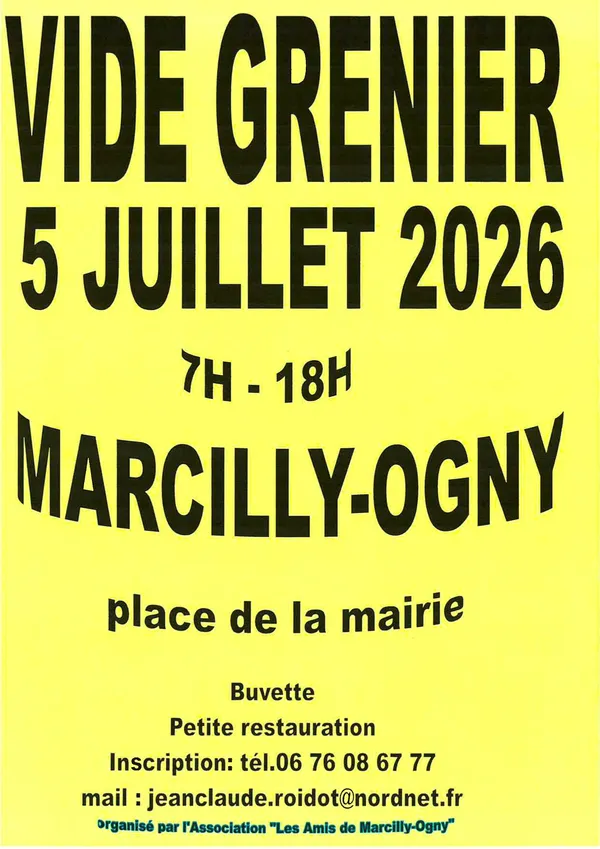 Vide greniers- Marcilly-Ogny